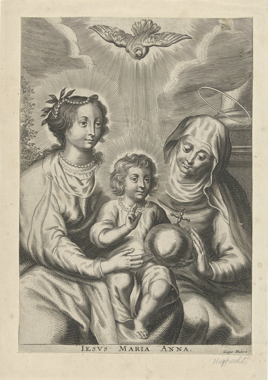 Anna te Drieën Iesus Maria Anna (tittel på objekt) av Gaspar Huybrechts