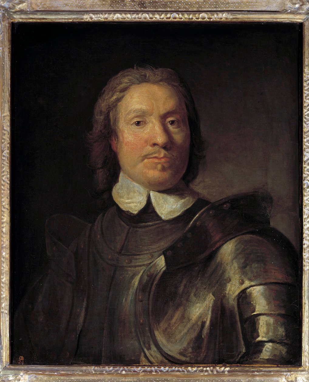 Portrett av Olivier Cromwell (1599-1658), Lord Protector of England Oliver Cromwell deltok i den første engelske revolusjonen (1641-1649) maleri av Gaspard de Crayer (1584-1669) Sun. 0,67x0,58 m. av Gaspar de (after) Crayer