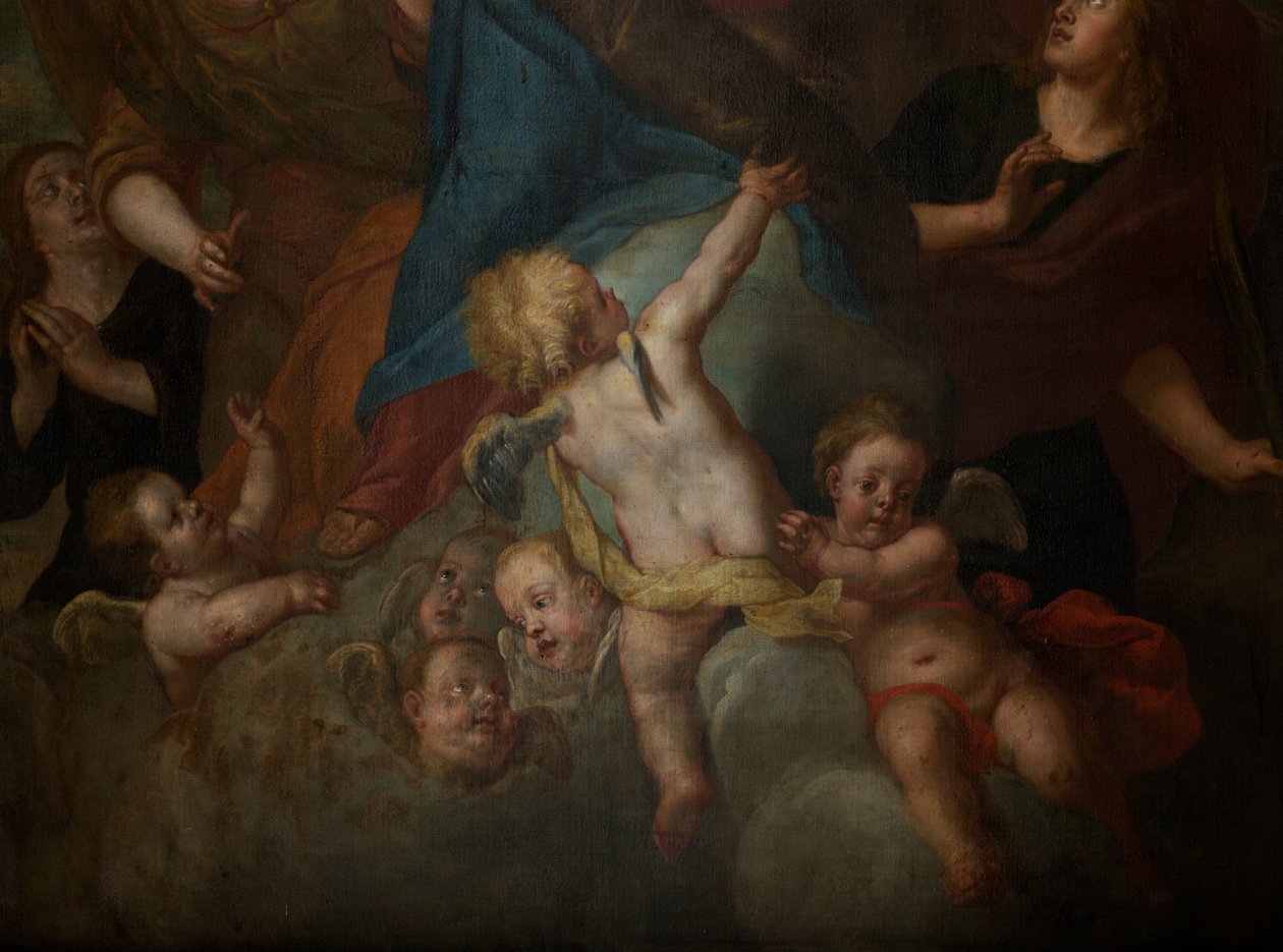 Sognekirke (Sint-Walburgakerk). Maleri. Gaspar de Crayer. 1652 av Gaspar De Crayer