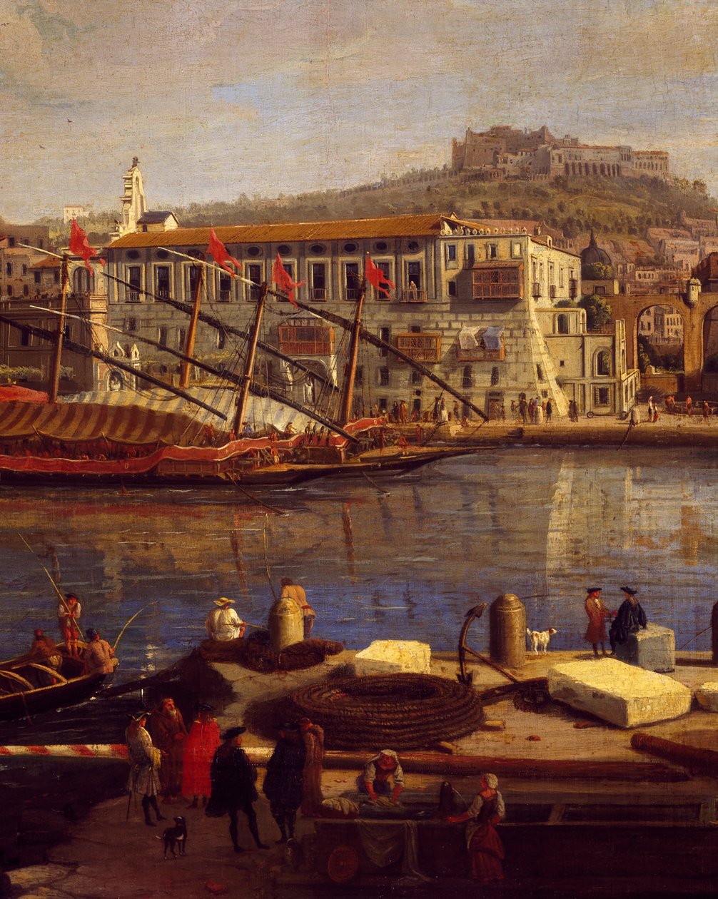 Utsikt over Napoli, av Gaspar van Wittel (ca. 1652-1736) av Gaspar van Wittel