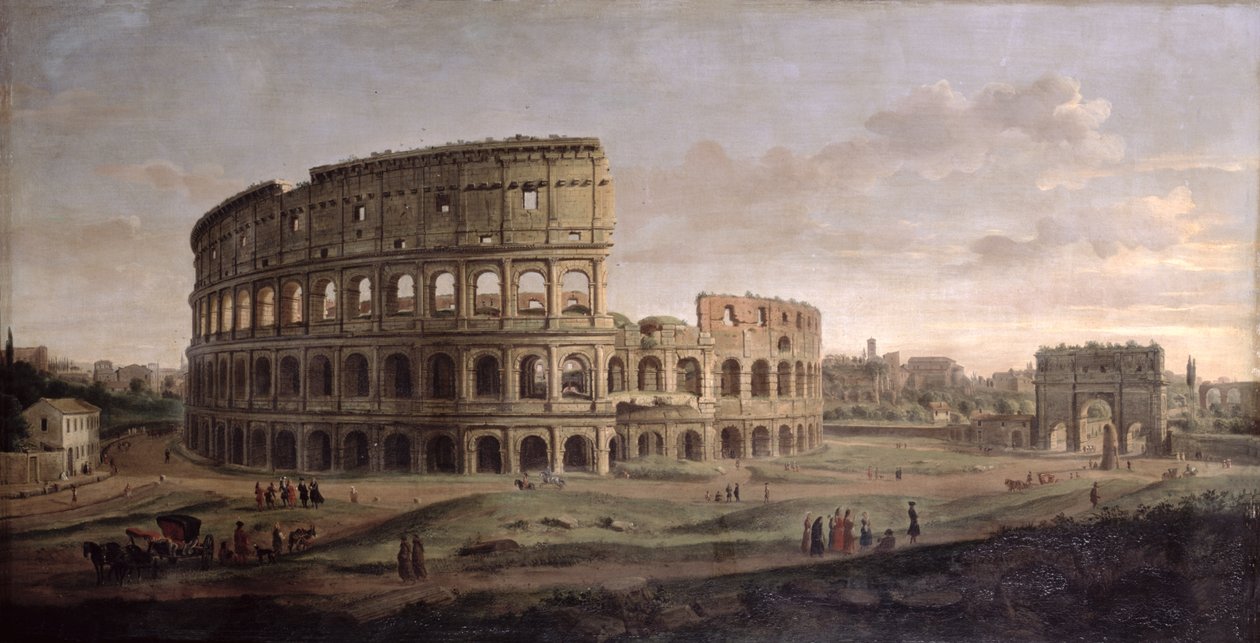 Colosseum (olje på lerret) av Gaspar van Wittel