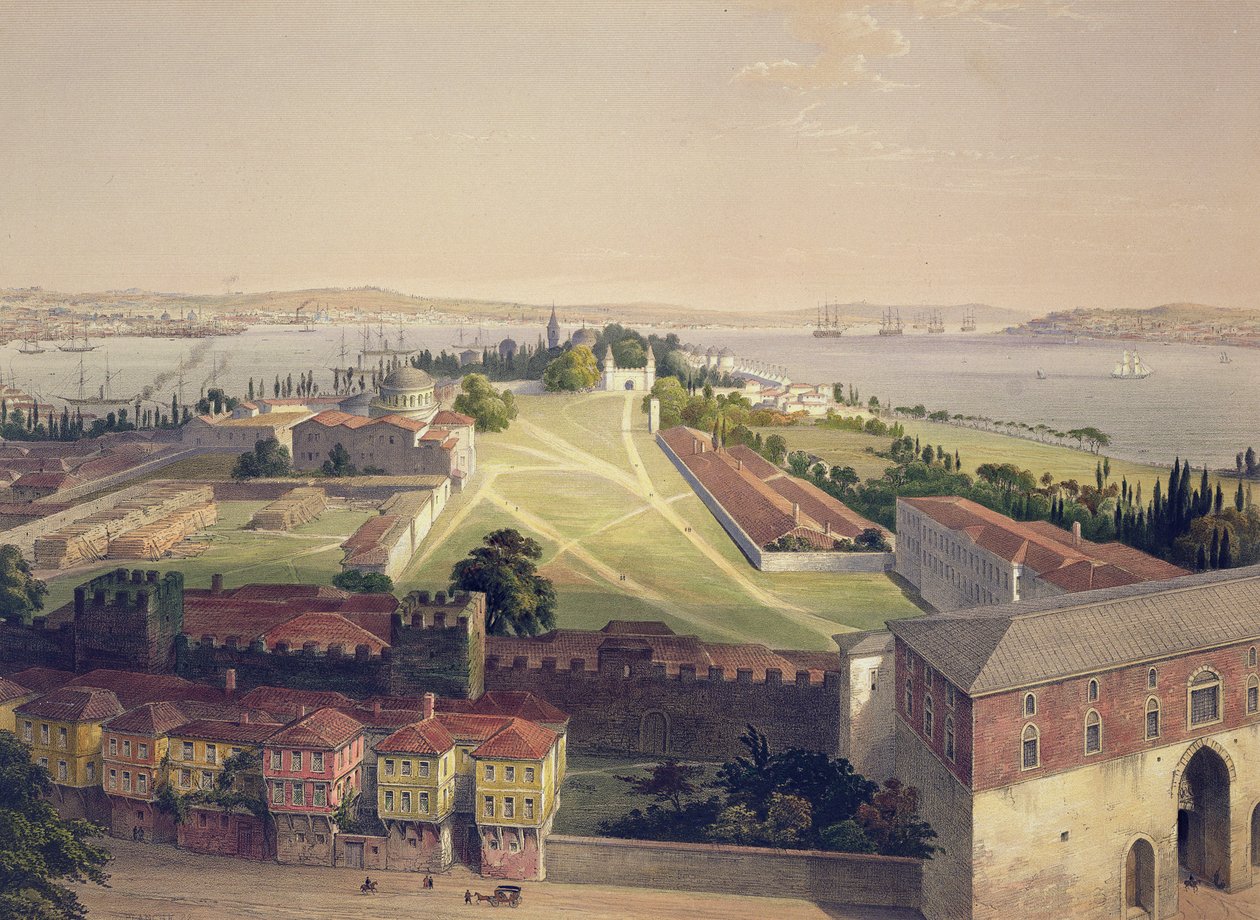 Panorama av Konstantinopel, plate 22 fra 