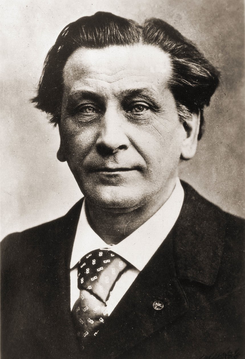 François Coppée (1842-1908), fransk poet og dramatiker, fotografert av Nadar. av Gaspard Felix Tournachon Nadar