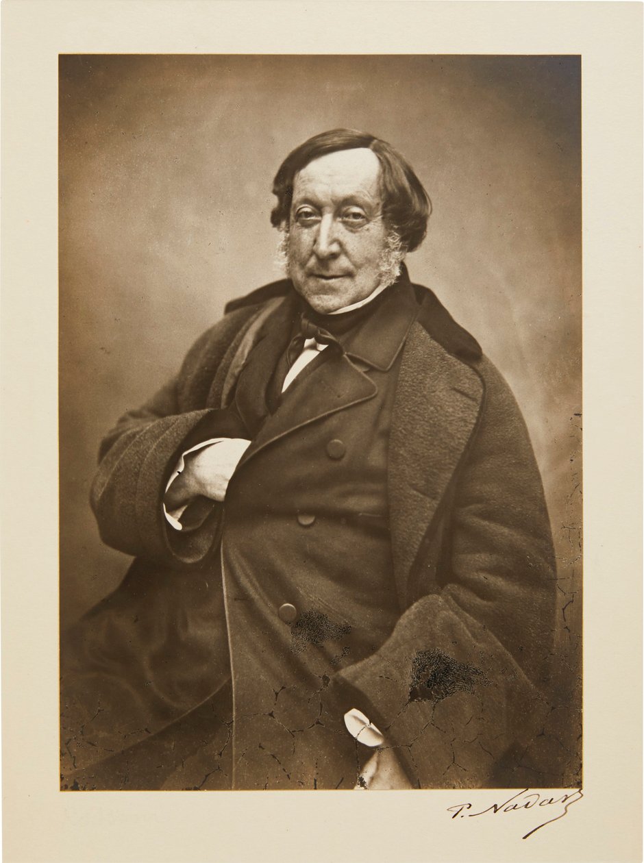 Portrett av Gioachino Rossini 1792-1868, 1856. av Gaspard Félix Nadar
