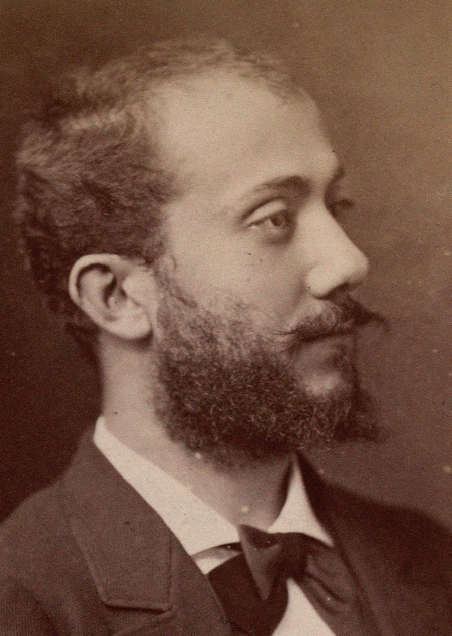 Portrett av komponisten Alexandre Luigini 1850-1906, 1900. av Gaspard Félix Nadar