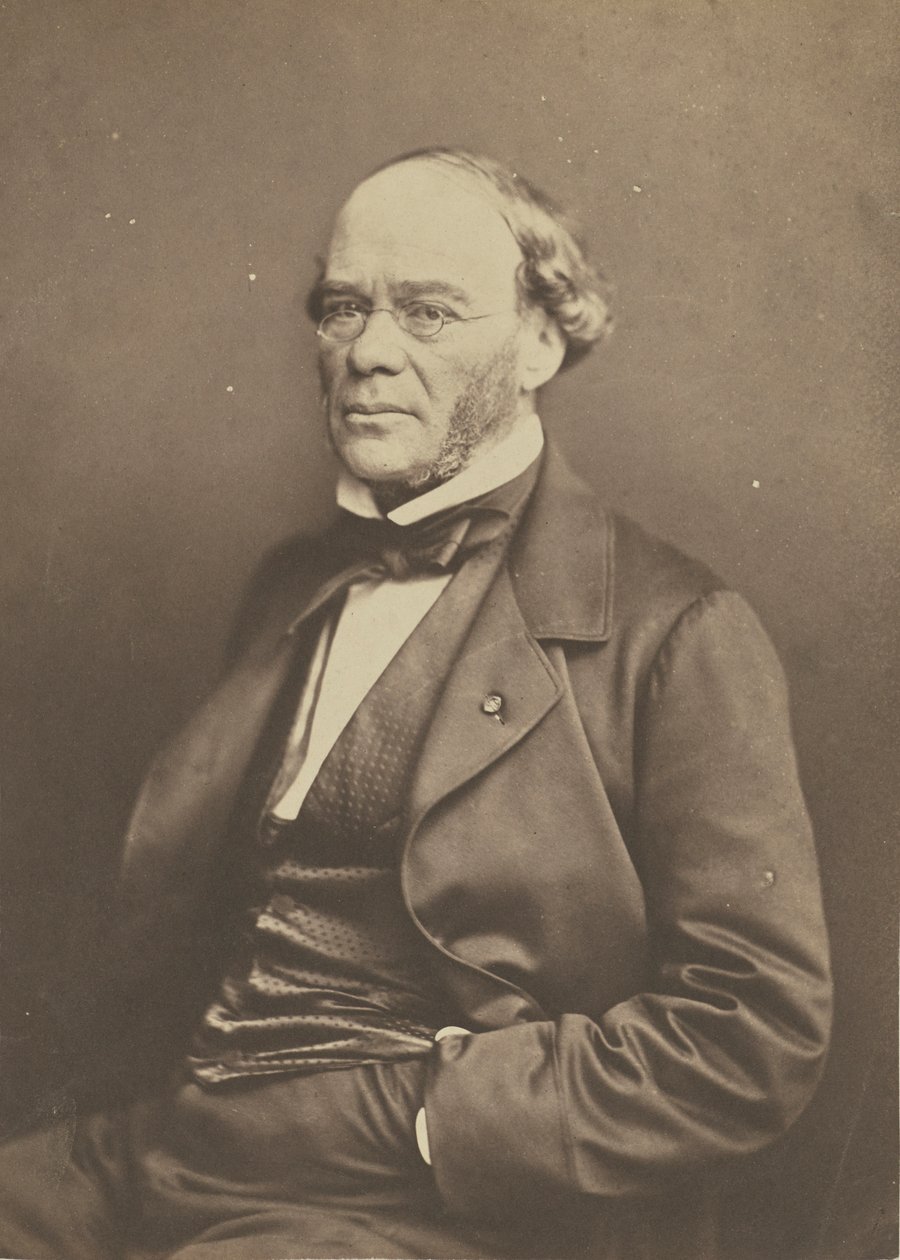 Portrett av komponisten Jacques Fromental Halévy 1799-1862, 1855-1859. av Gaspard Félix Nadar