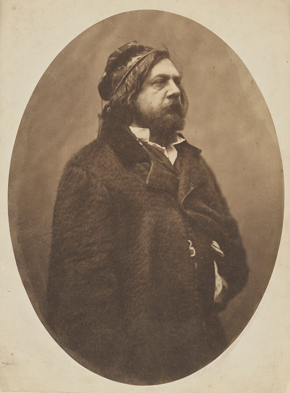 Portrett av poeten Théophile Gautier 1811-1872, ca 1856. av Gaspard Félix Nadar