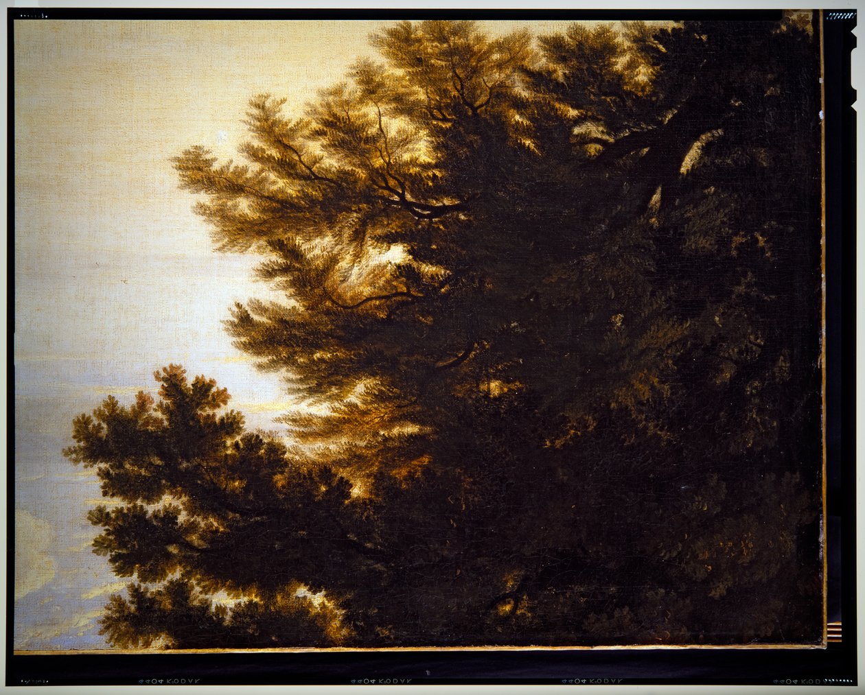 Italiensk pastorallandskap, detalj, udatert av Gaspard Poussin Dughet