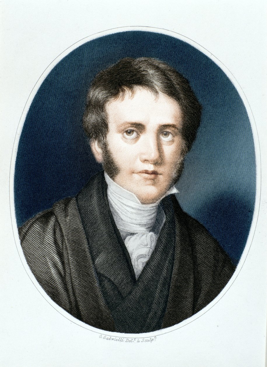 Sir John Herschel, astronom og vitenskapsmann, 1810-årene av Gaspare Gabrielli