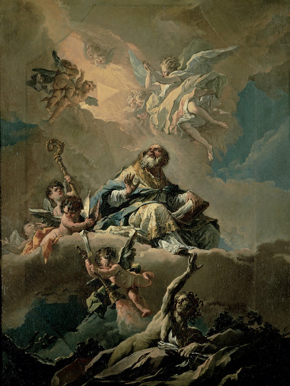 St. Ambrosius i ære av Gasparo Diziani
