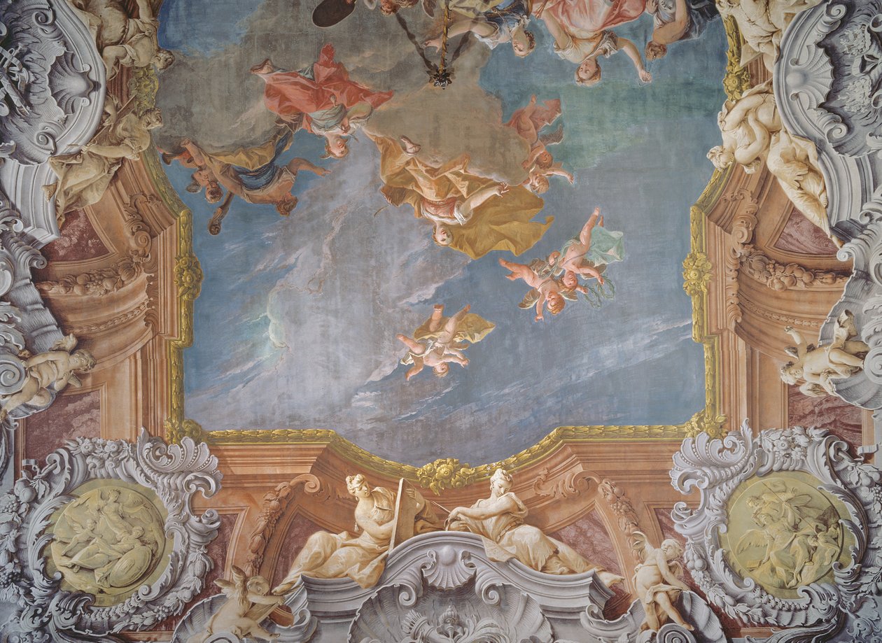 The Liberal Arts triumphing over uvitenhet (se også 95840) av Gasparo Diziani
