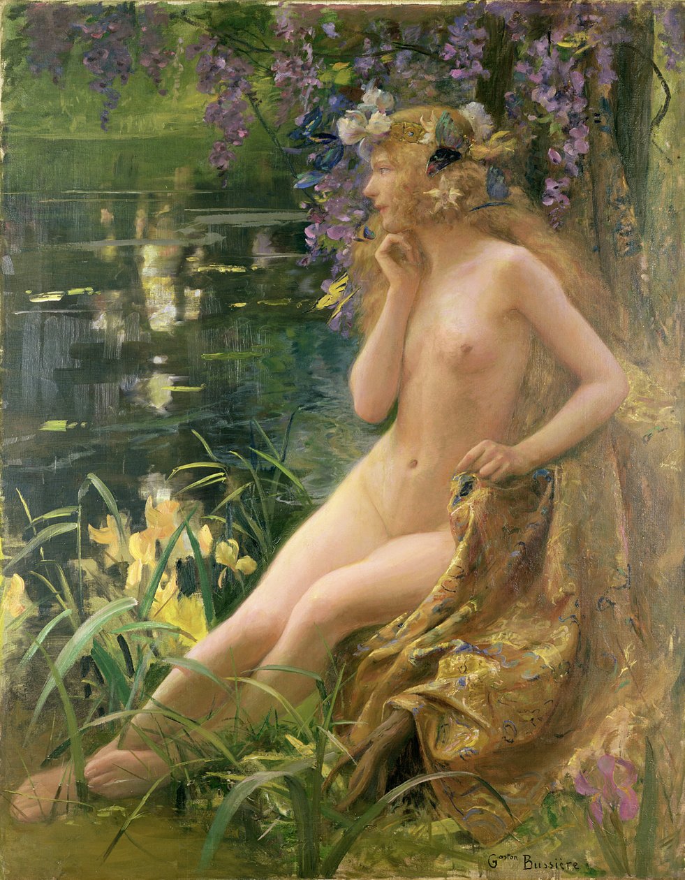 Vannymfe av Gaston Bussiere