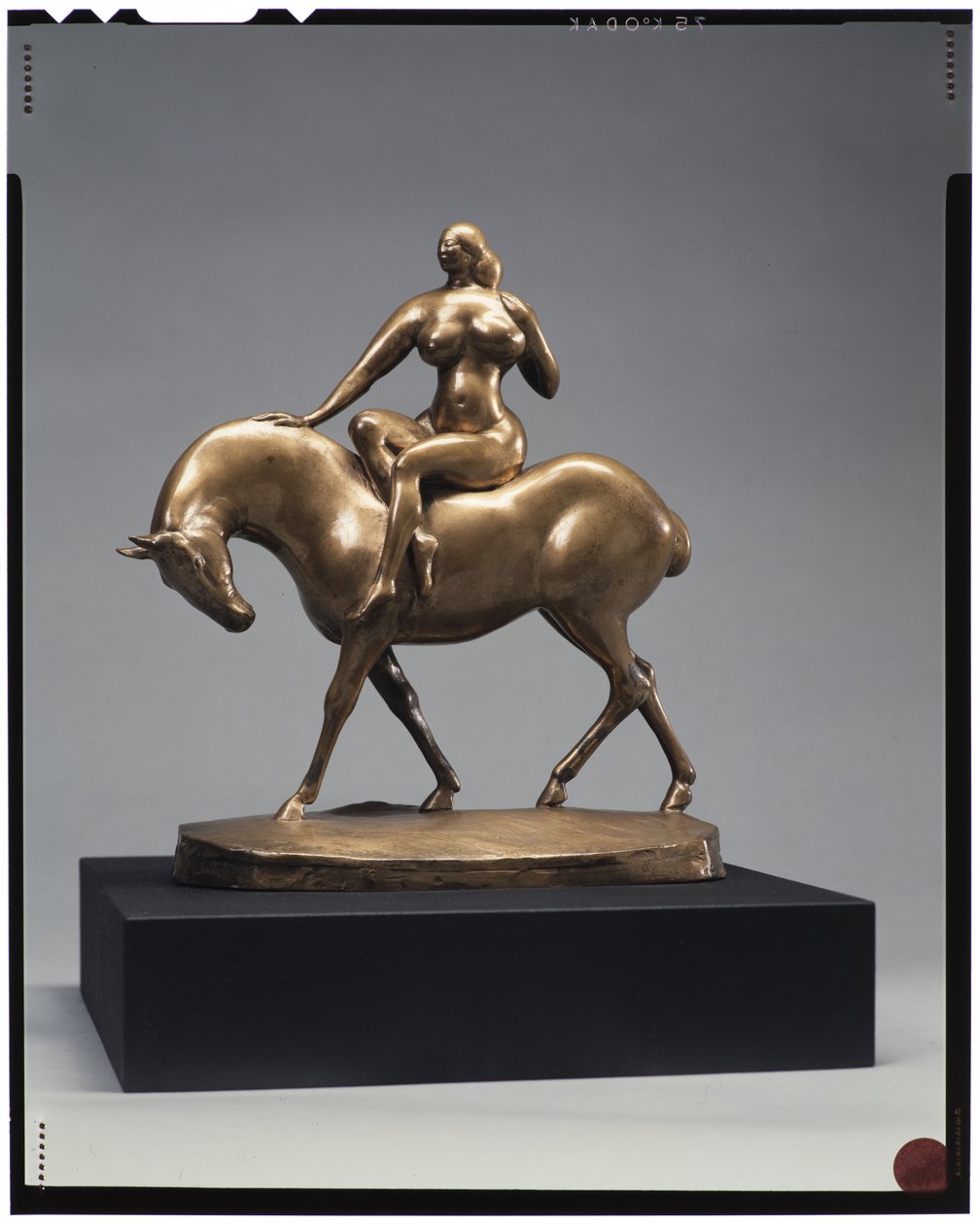 Equestriènne, 1918 (støpt 1931) (bronse) av Gaston Lachaise