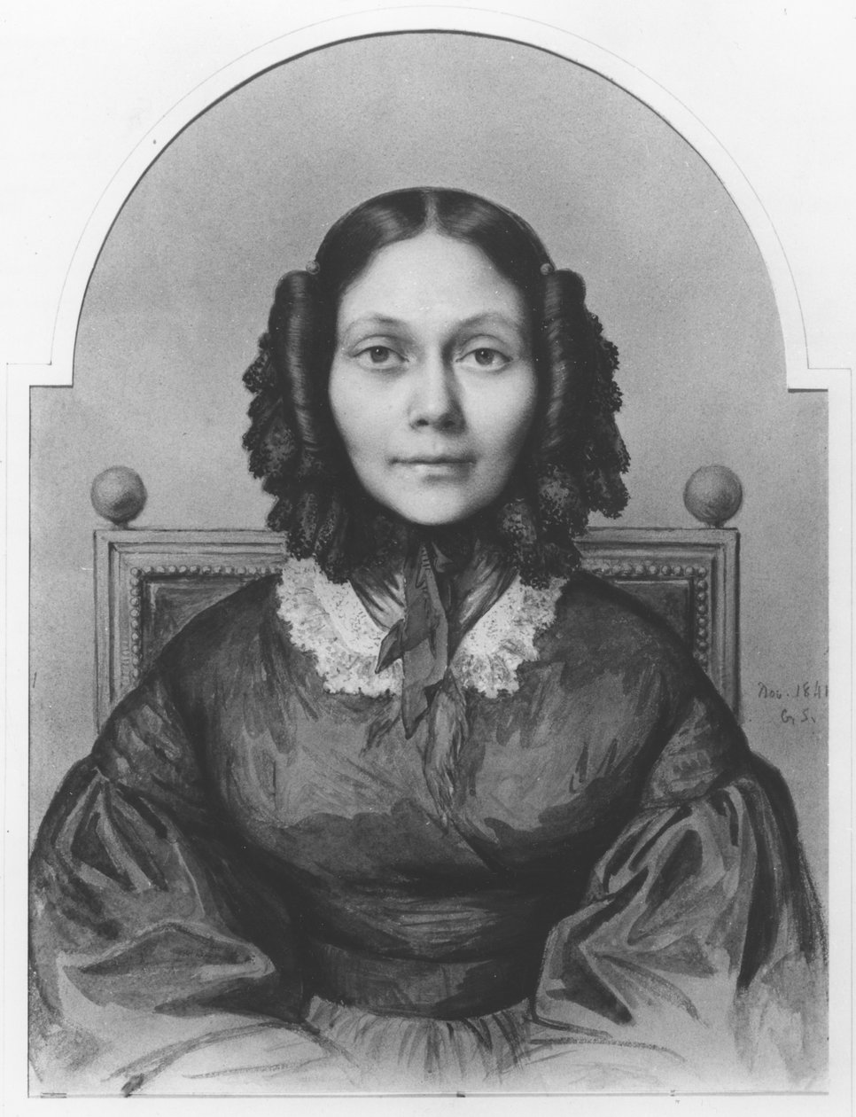 Portrett av grevinnen av Segur (1799-1874), november 1841 av Louis Gaston de Segur