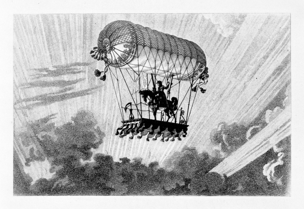 Aerostat, 1887 av Gaston Tissandier