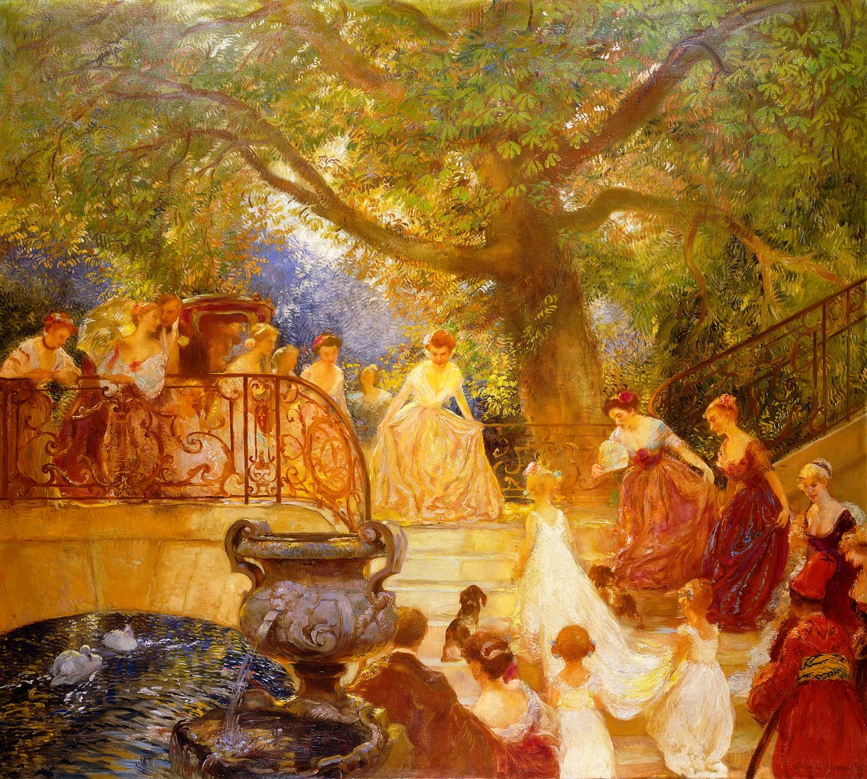 Besøket til Princess Royal, av Gaston de Latouche