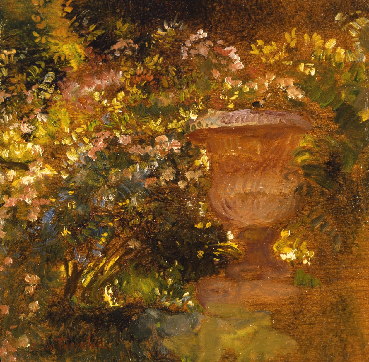 Hagescene av Gaston de la Touche
