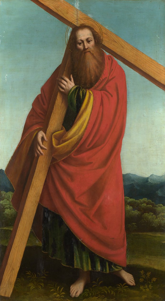 Saint Andrew av Gaudenzio Ferrari