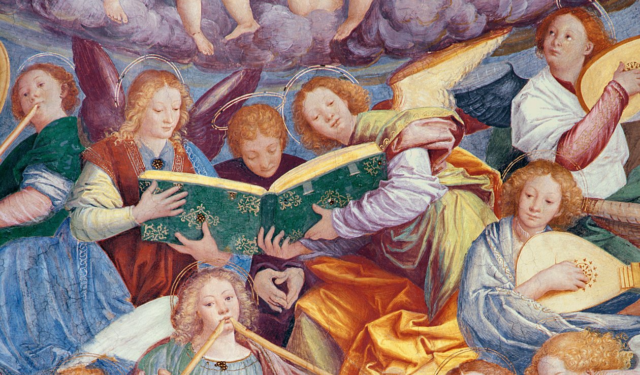 The Concert of Angels, 1534-36 freskomaleri fra 175782 av Gaudenzio Ferrari