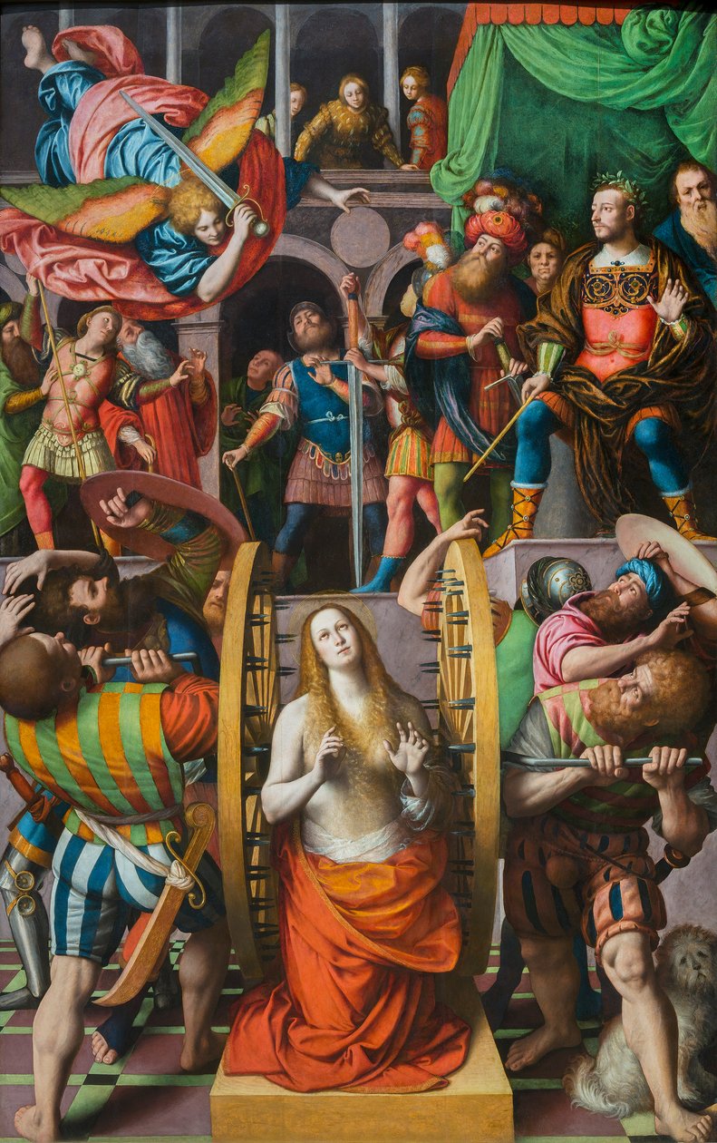 Martyrium av Saint Catherine av Gaudenzio Ferrari