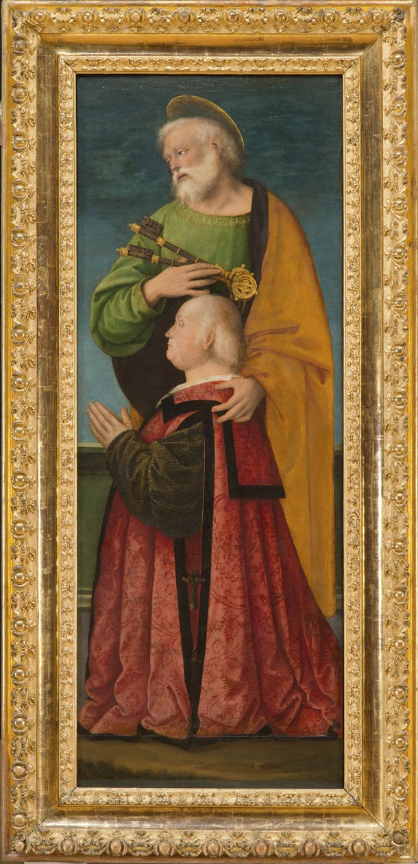 St Peter og en giver, ca. 1517-18 av Gaudenzio Ferrari