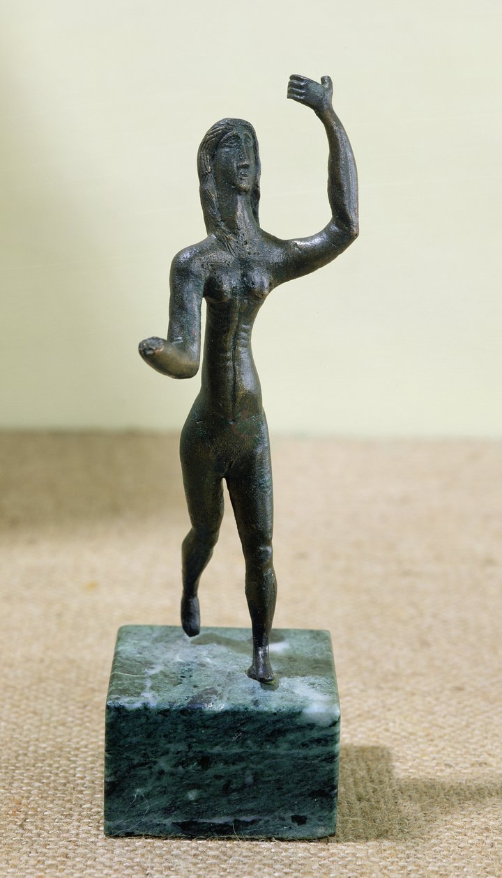 Danser, fra Neuvy-en-Sullias (bronse) av Gaulish