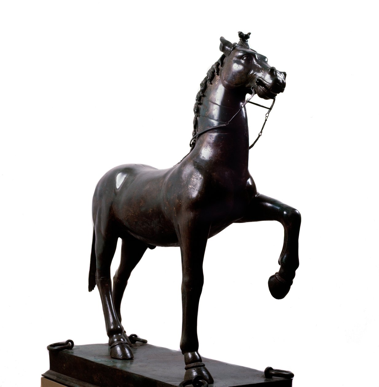 Votivhest i bronse (skulptur, ca. 50 e.Kr.) av Gaulish Gaulish