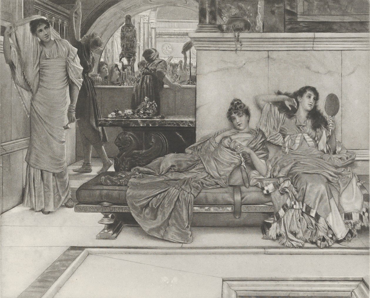 Ved Venus-helligdommen, ca. 1889. av Gebbie and Husson Co Ltd