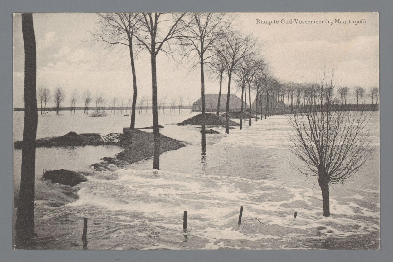 Katastrofe i Oud-Vossemeer 13. mars 1906 av Gebroeders van Straaten