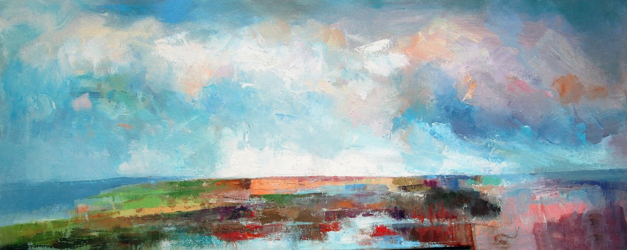 Abstrakt landskap (Bretagne) av Geert Bordich