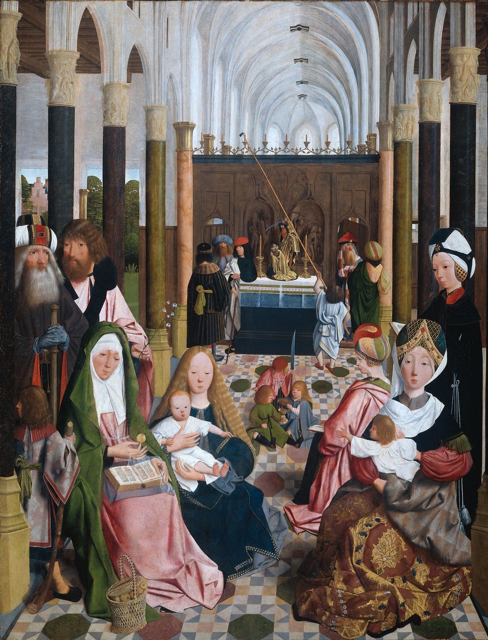 Det hellige slektskap, 1493 av Geertgen Tot sint Jans