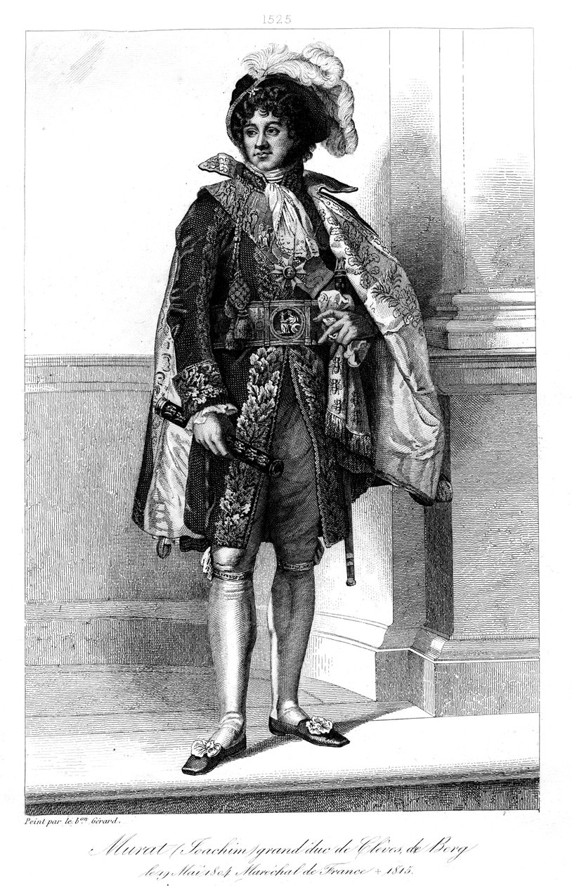 Joachim Murat 1767-1815, marskalk av Frankrike, 1839. av Geille