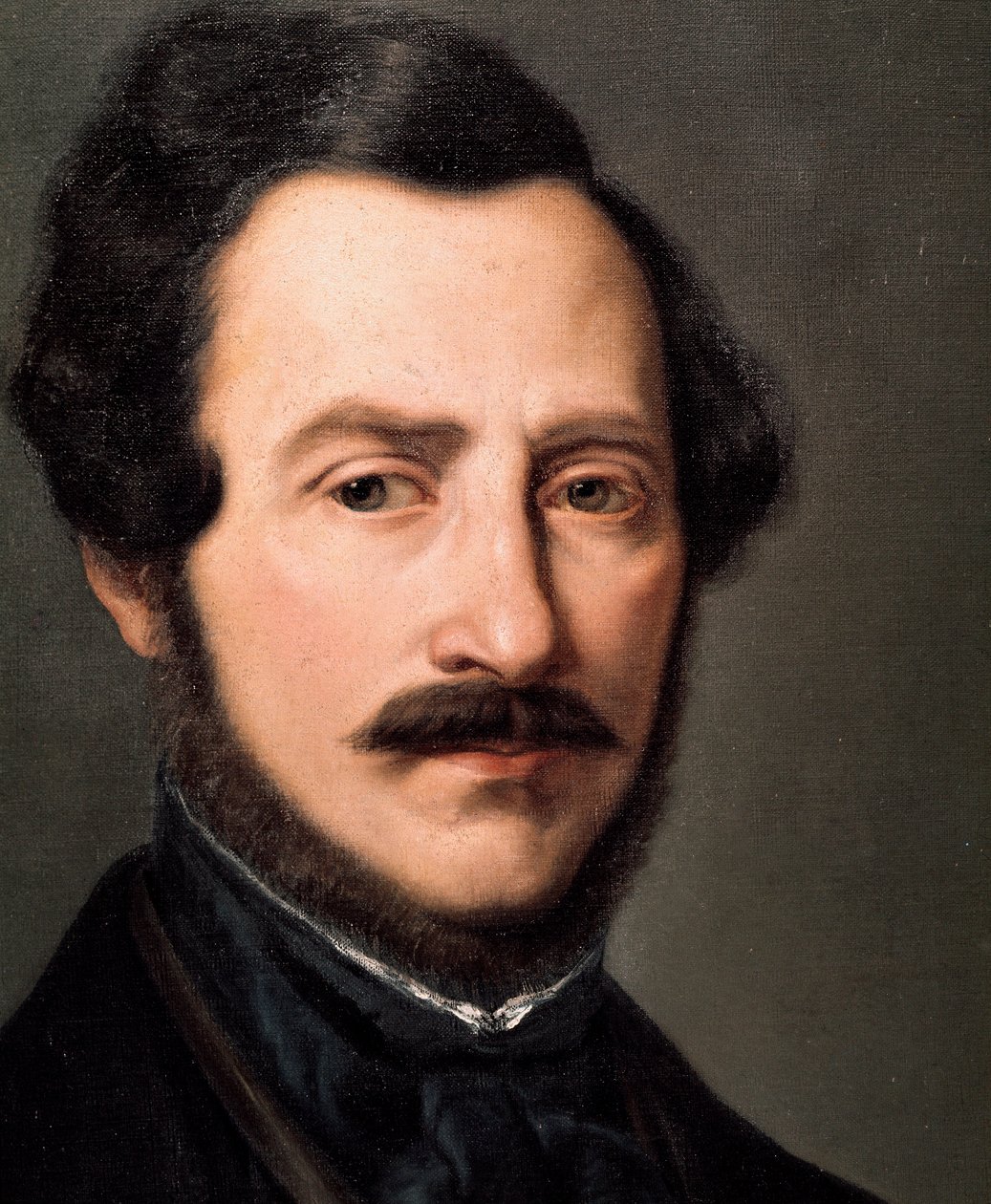 Portrett av den italienske komponisten Gaetano Donizetti (1797-1848) Maleri av Gennario Ruo (1800-tallet) Napoli musikkonservatorium San Pietro a Majella av Gennaro Ruo