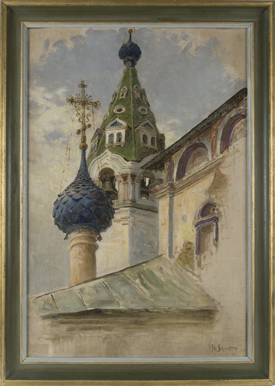 Erkeengelen Michael-kirken i Kostroma, 1910 av Genrikh Genrikhovich Schmidt