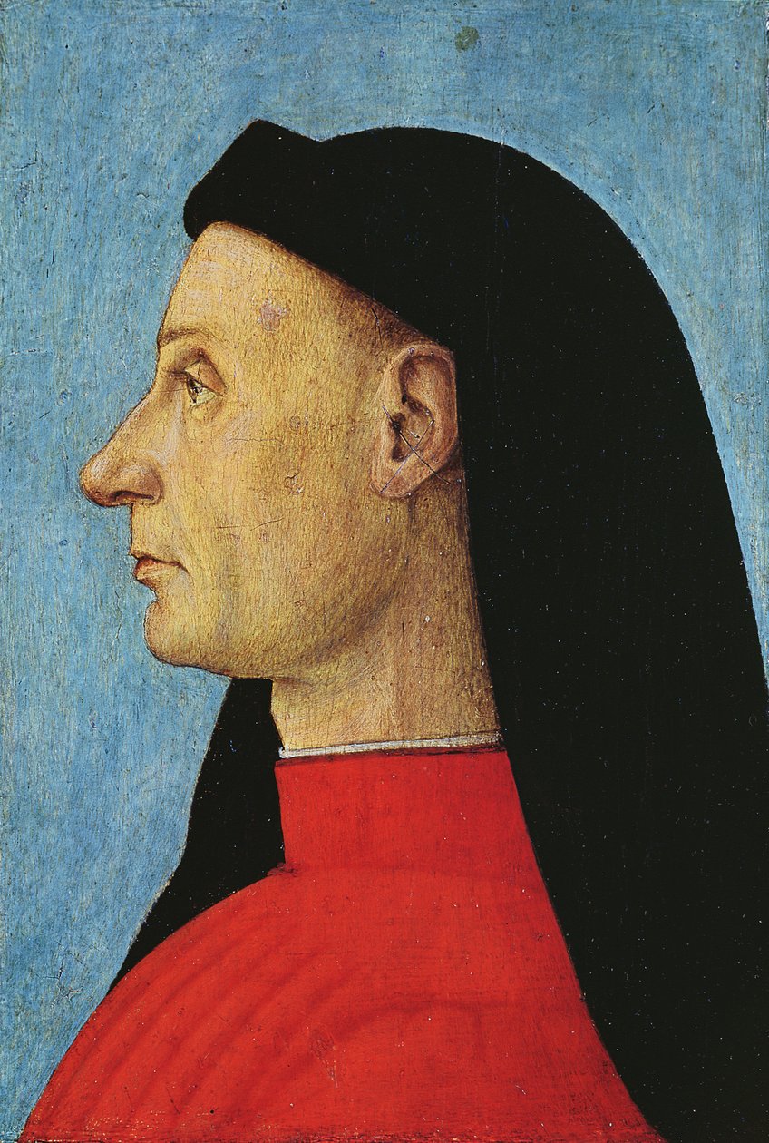 Portrett av en mann av Gentile Bellini