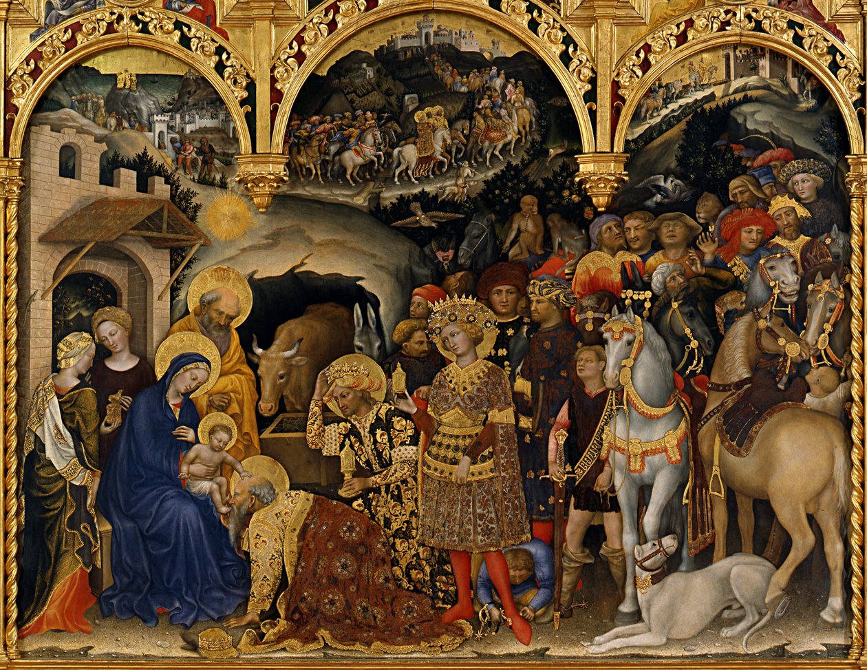 The Adoration of the Magi, 1423 av Gentile da Fabriano