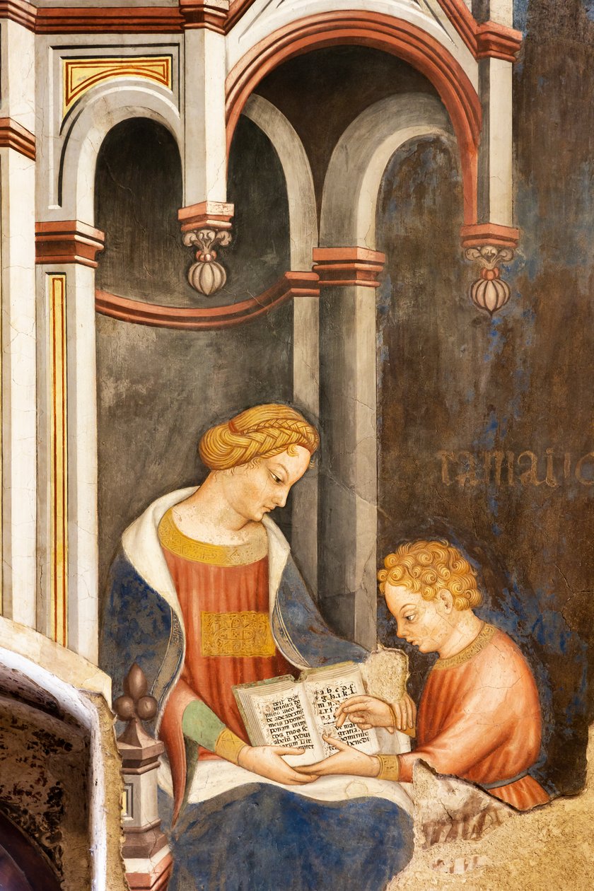 Hall of Liberal Arts and Planets av Gentile da Fabriano