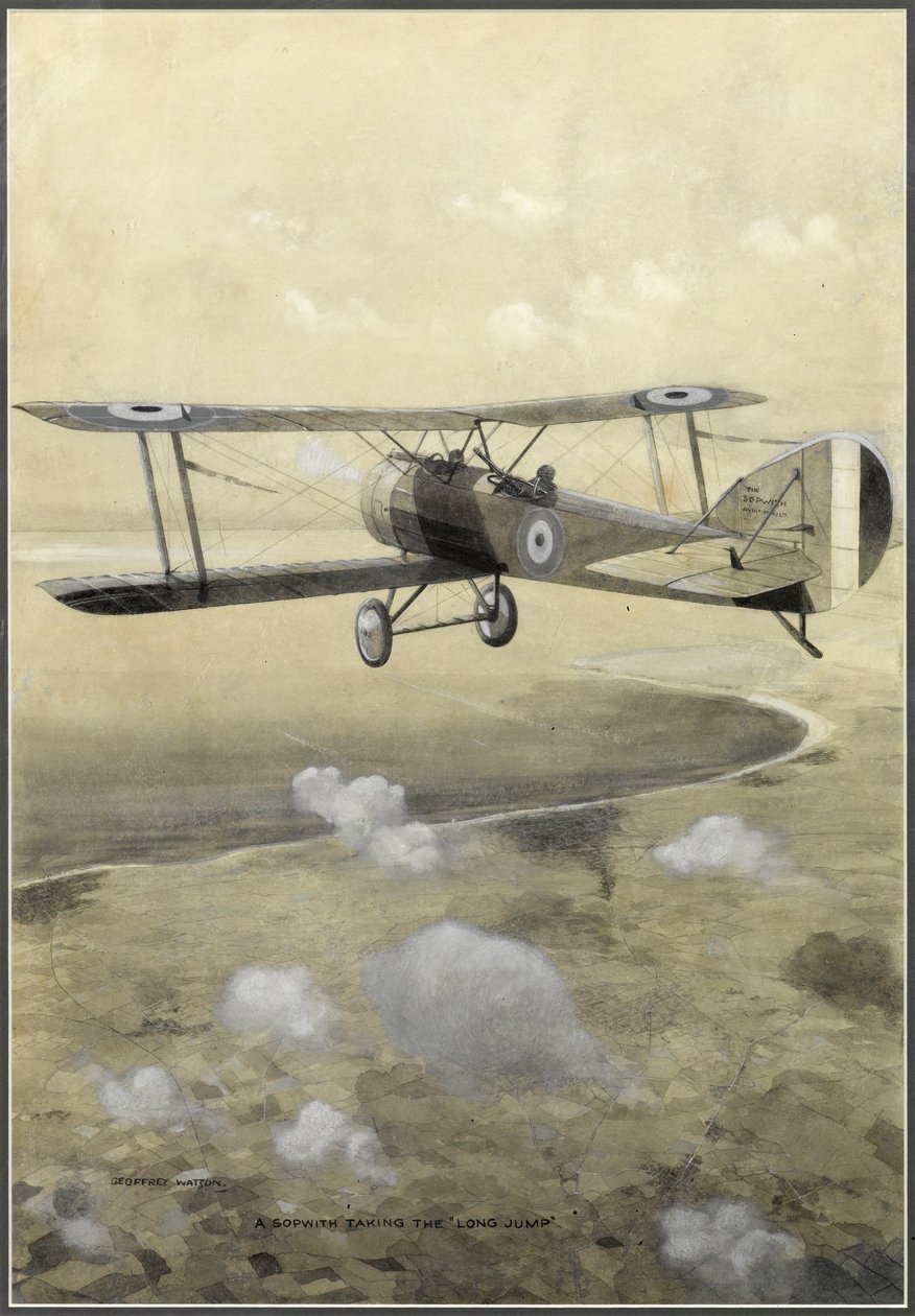 A Sopwith tar "lengdehoppet" av Geoffrey Watson