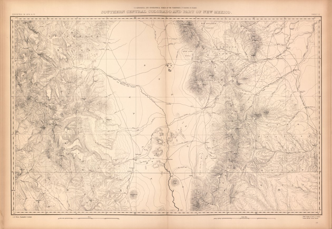 Geologisk og geografisk atlas over Colorado og deler av tilstøtende territorium av Geological And Geographical Survey Of The Territories