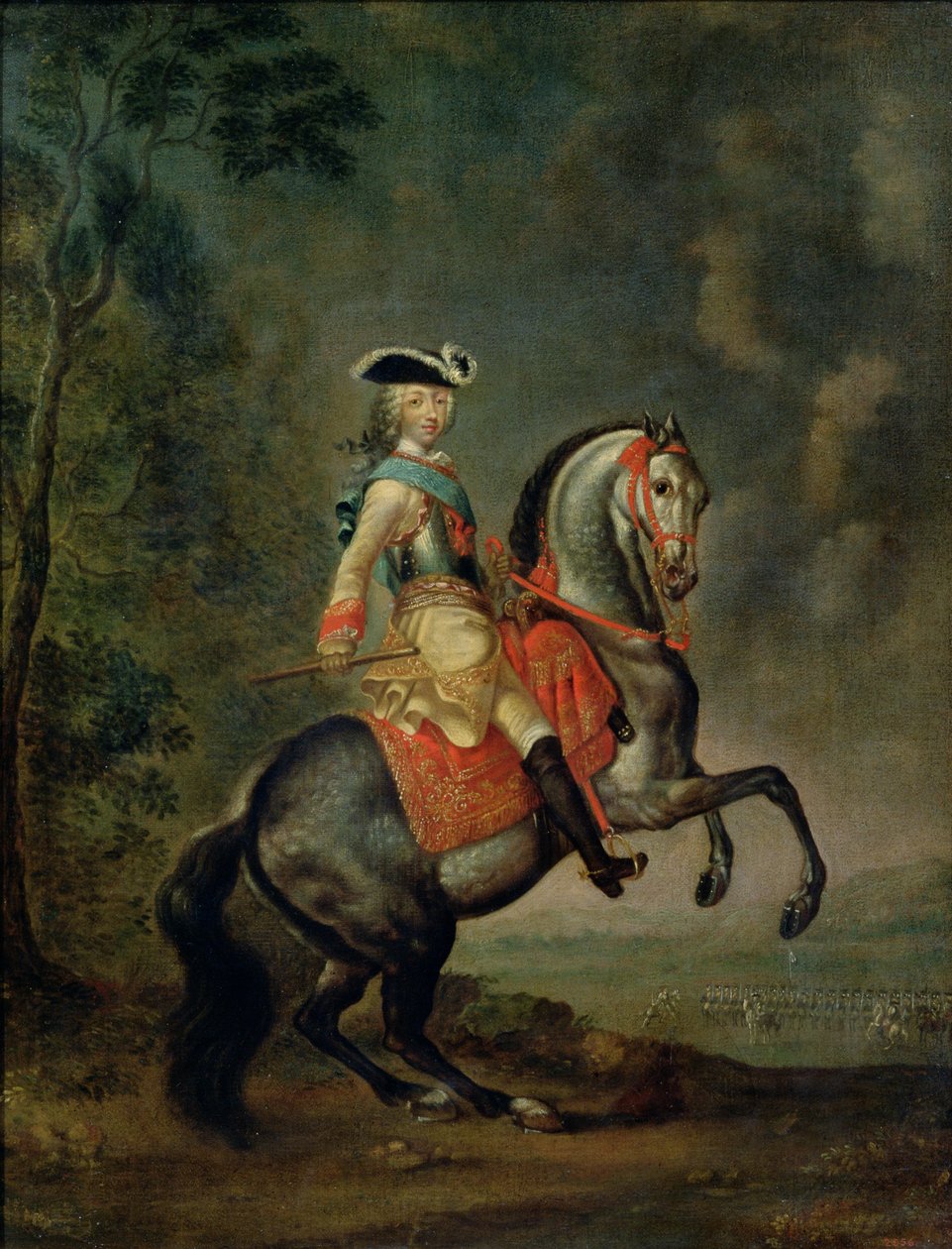 Portrett av storhertug Peter III (1728-62) av Georg Christoph Grooth