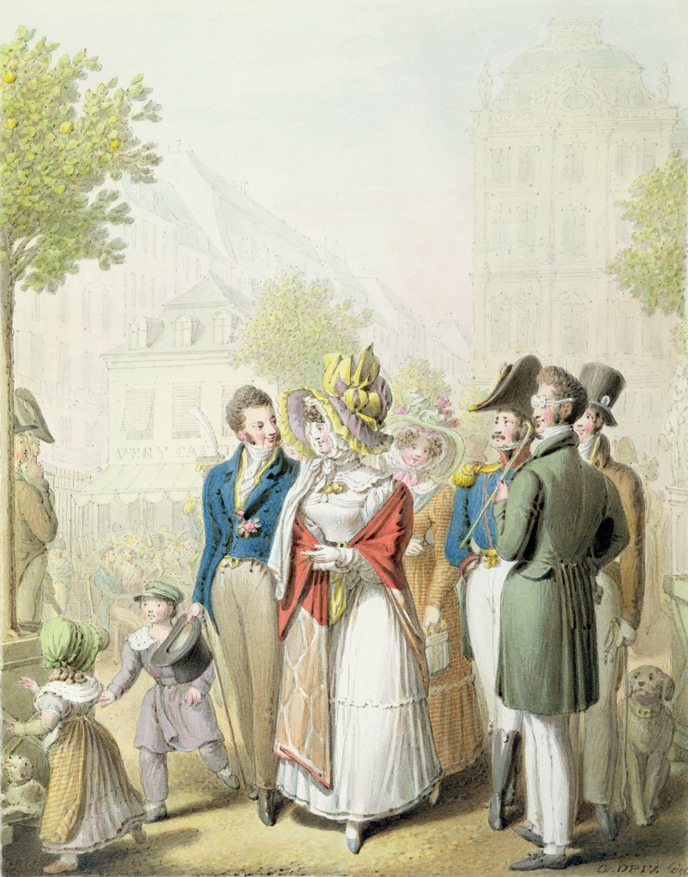 Jardin des Tuileries, fra 