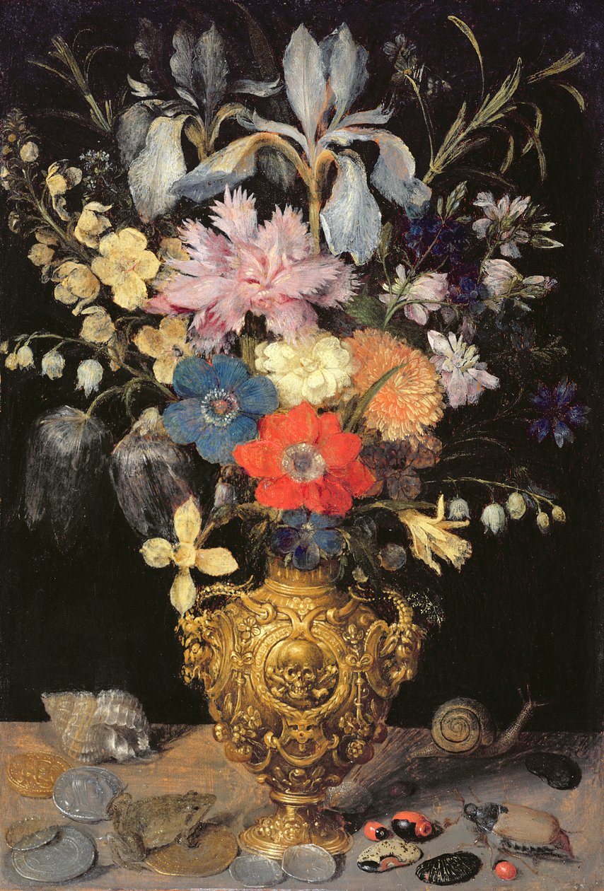 Stilleben med blomster, ca. 1604 av Georg Flegel