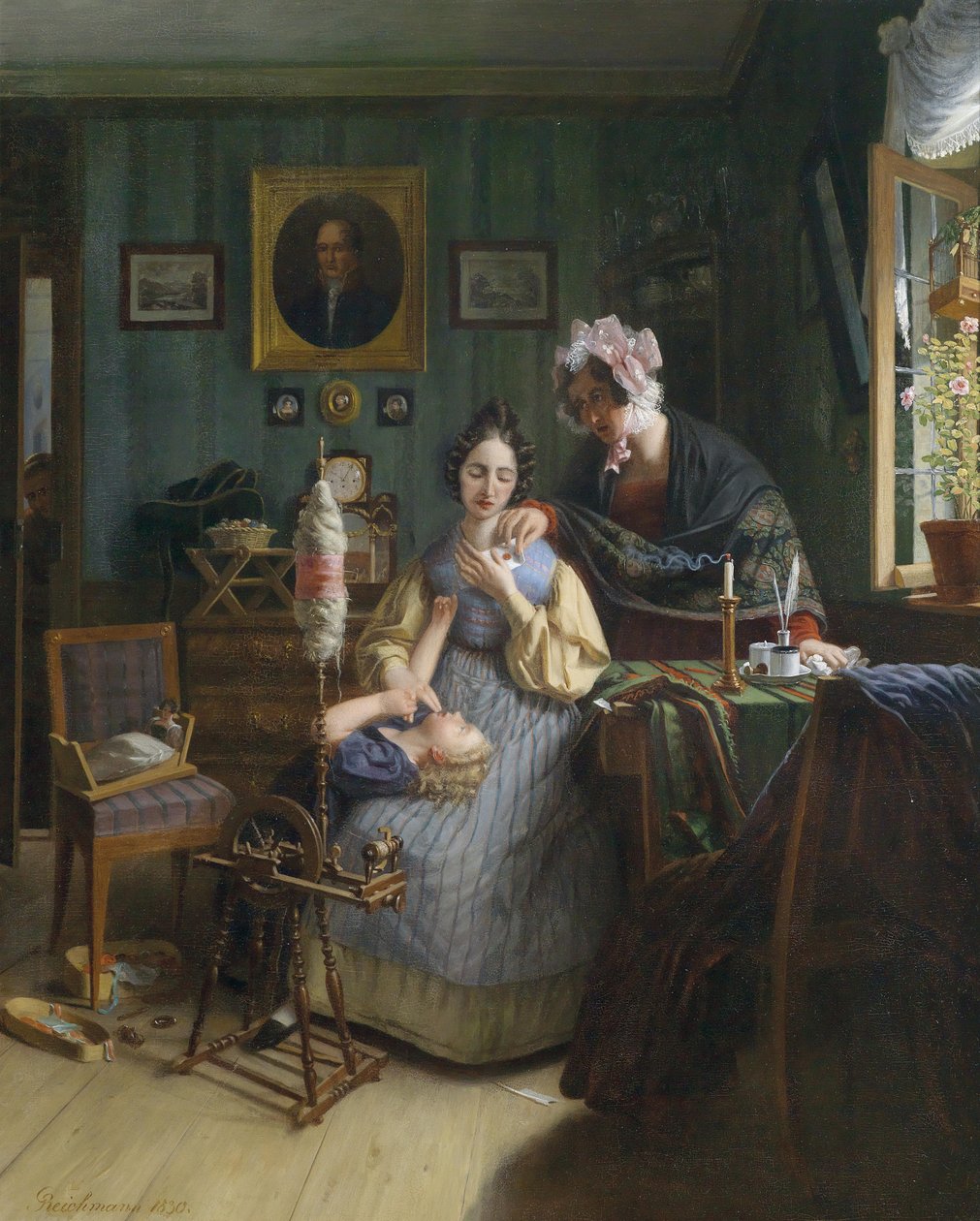 Den overhørte spinneren av Georg Friedrich Reichmann