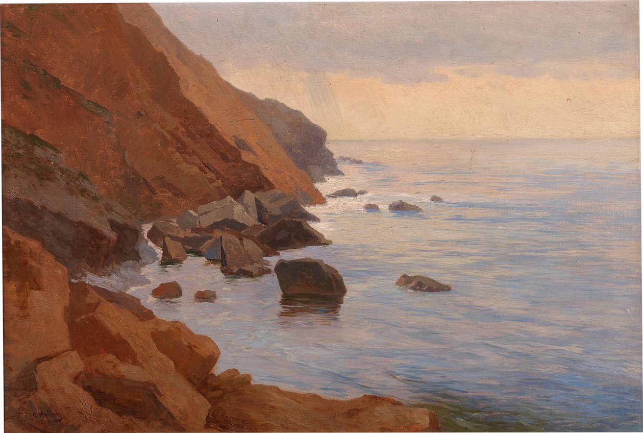 Strand ved Ragusa av Georg Holub