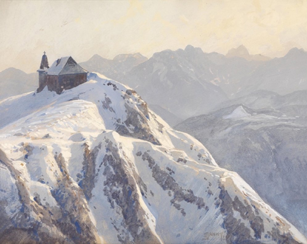 Kirke på Dobratsch av Georg Janny