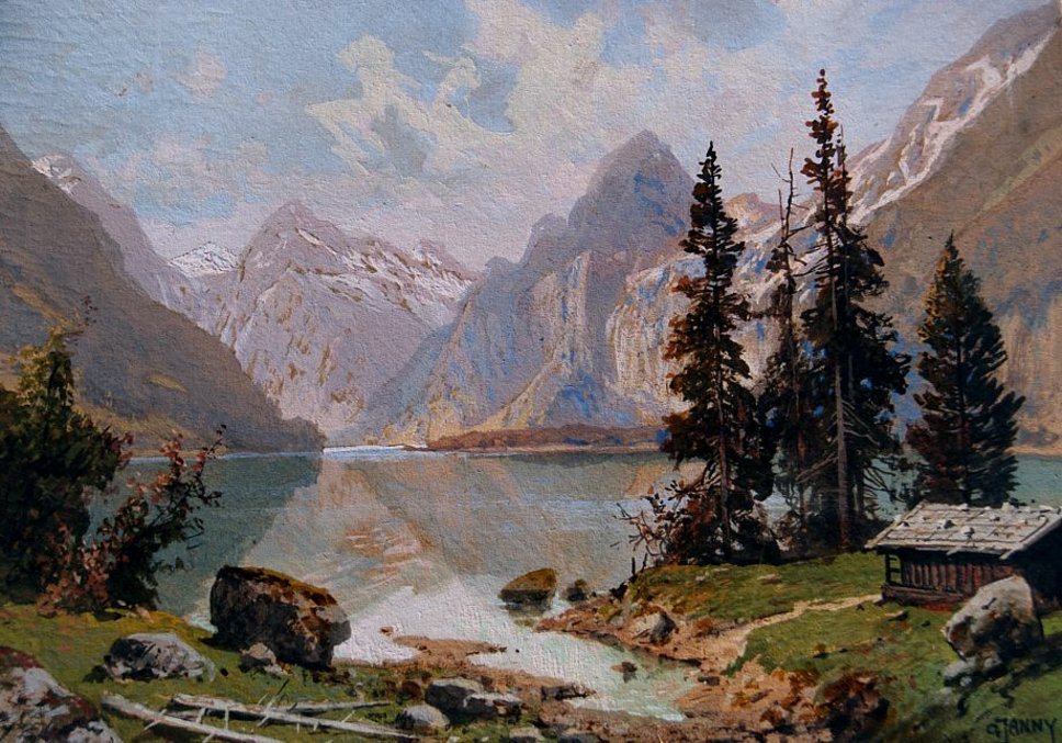 Konigsee fra kjelen av Georg Janny