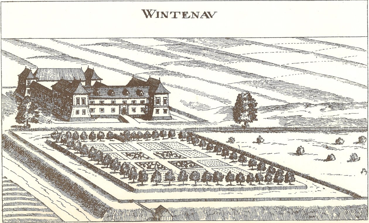 Topografi til hertugdømmet Steiermark - 479 Windenau bei Marburg av Georg Matthaus Vischer