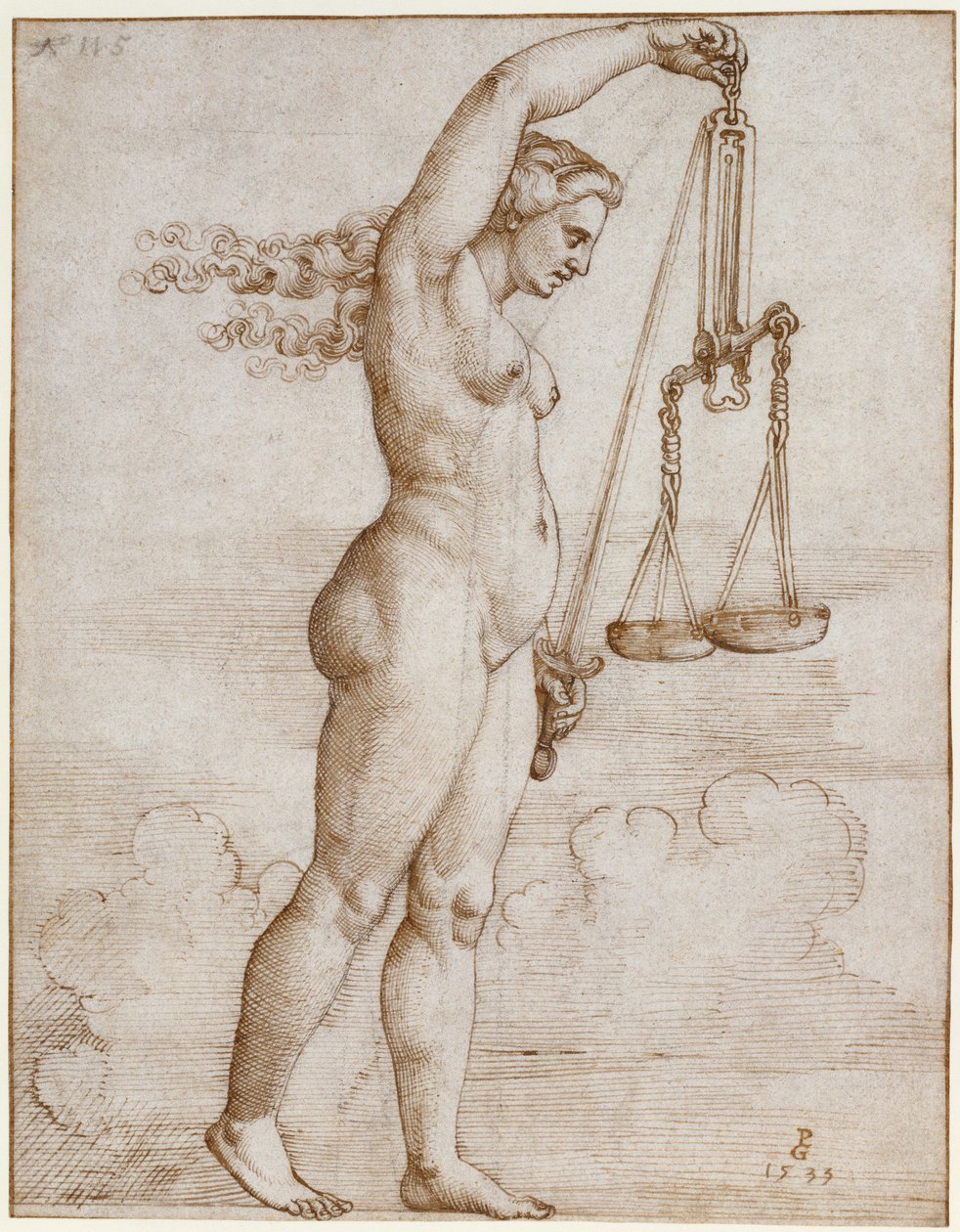 Allegori om rettferdighet av Georg Pencz
