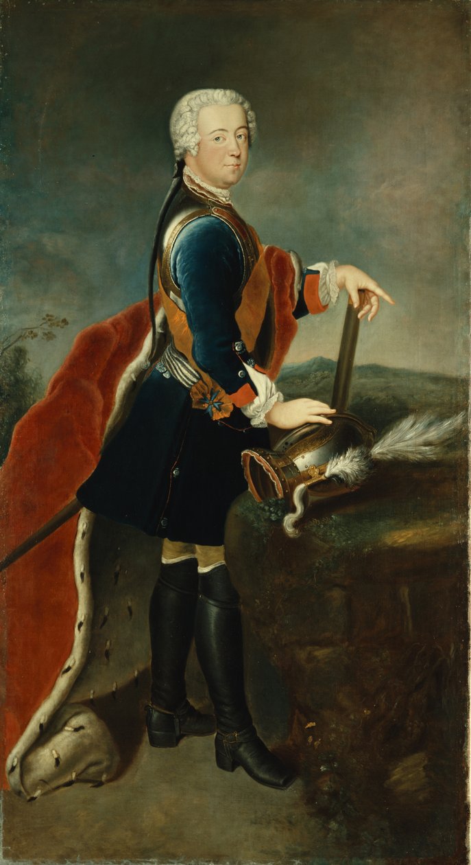 Kronprins Fredrik II, ca. 1736 av Georg Wenzeslaus von Knobelsdorff