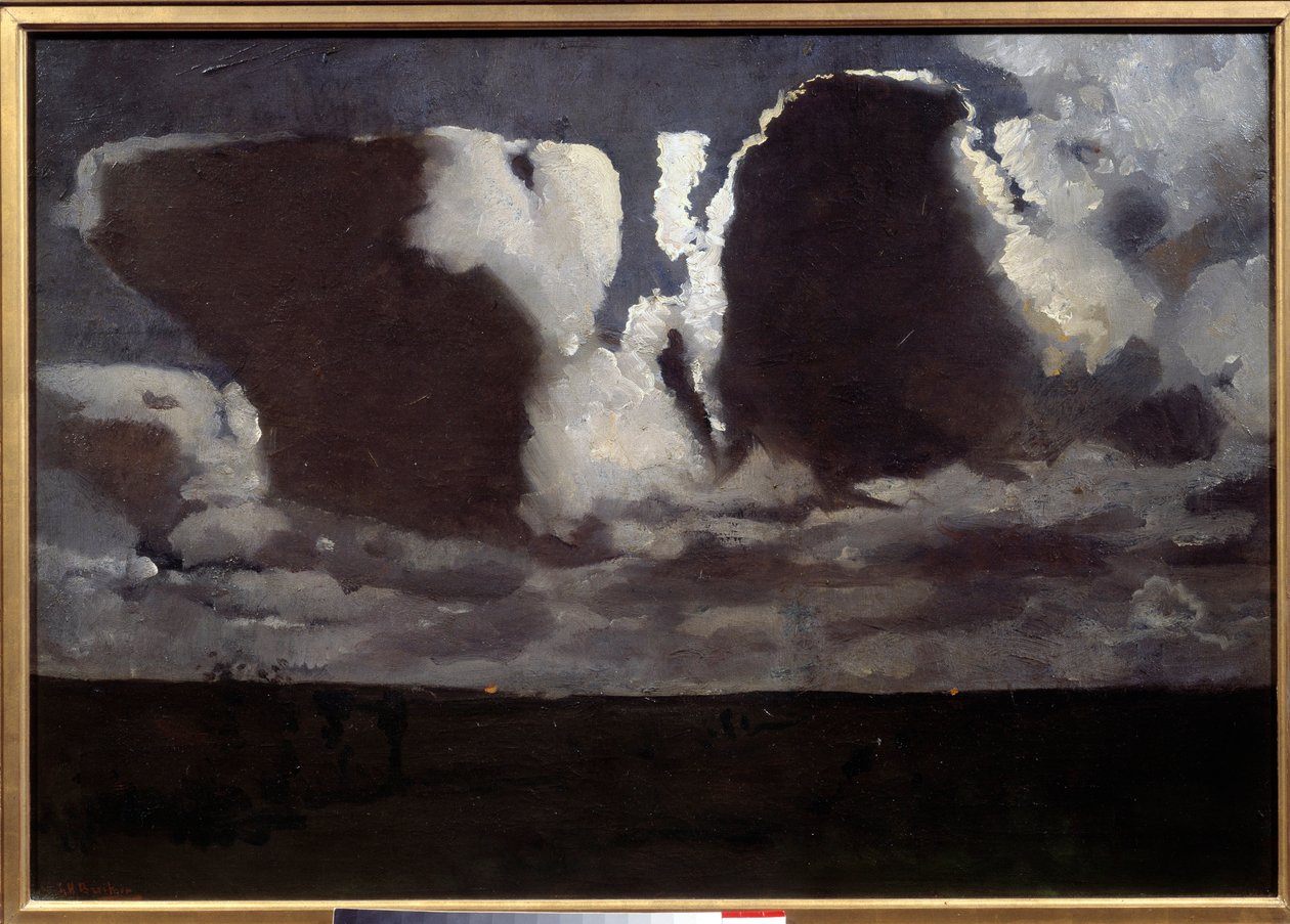 Måneskinn. Maleri av George Hendrick (Hendrik) Breitner (1857-1923) ec.hol av Georg Hendrik Breitner